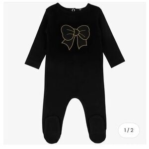 Noggi Baby Girls Puffy Bow Cotton Stretchie